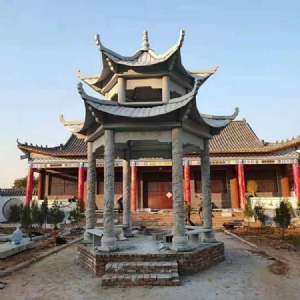 寺庙石亭子